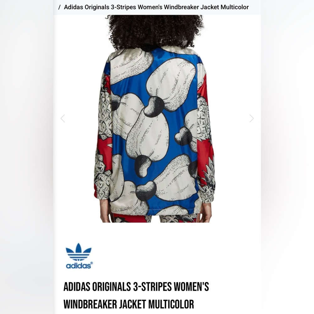 adidas Originals X The FARM full Zip Jacket, Women’s Medium Brazil - Picture 12 of 13